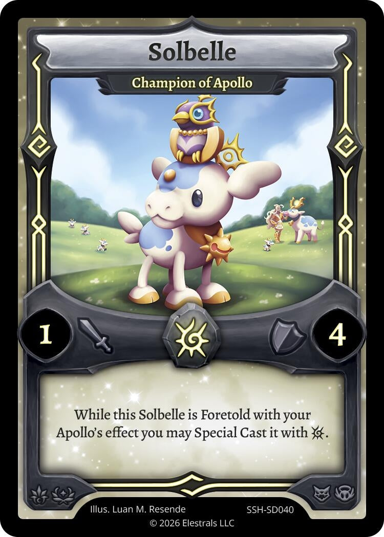 Image for Solbelle - Champion of Apollo (SSH-SD040) (SSHSD) - Elestrals