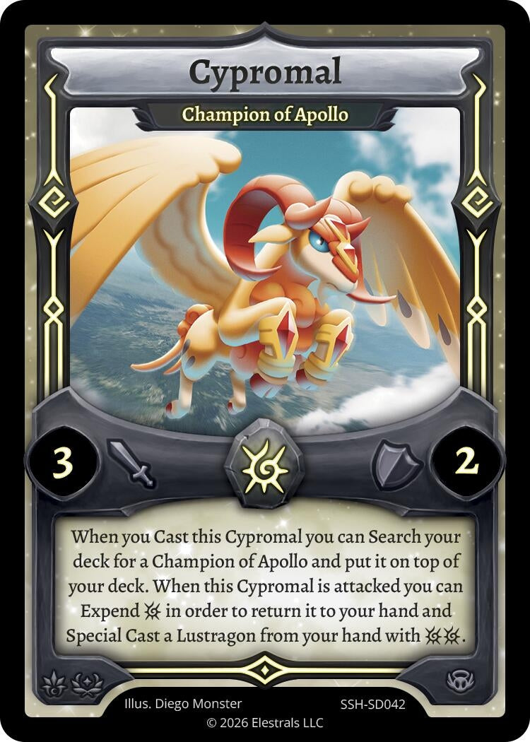 Image for Cypromal - Champion of Apollo (SSH-SD042) (SSHSD) - Elestrals