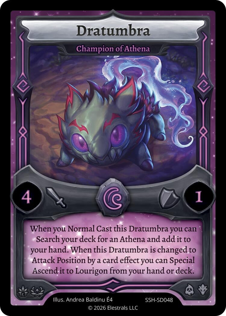 Image for Dratumbra - Champion of Athena (SSH-SD048) (SSHSD) - Elestrals