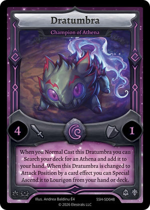 Dratumbra - Champion of Athena (SSH-SD048) (SSHSD)