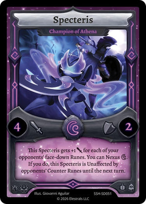 Specteris - Champion of Athena (SSH-SD051) (SSHSD)