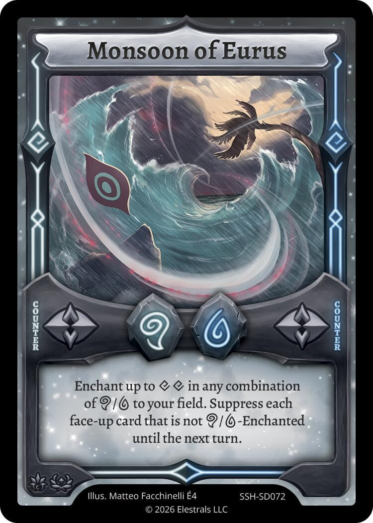 Image for Monsoon of Eurus (SSH-SD072) (SSHSD) - Elestrals