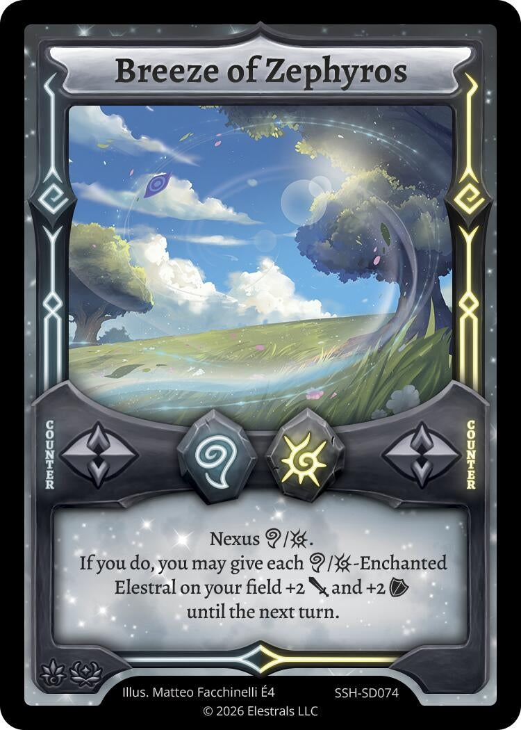 Image for Breeze of Zephyros (SSH-SD074) (SSHSD) - Elestrals