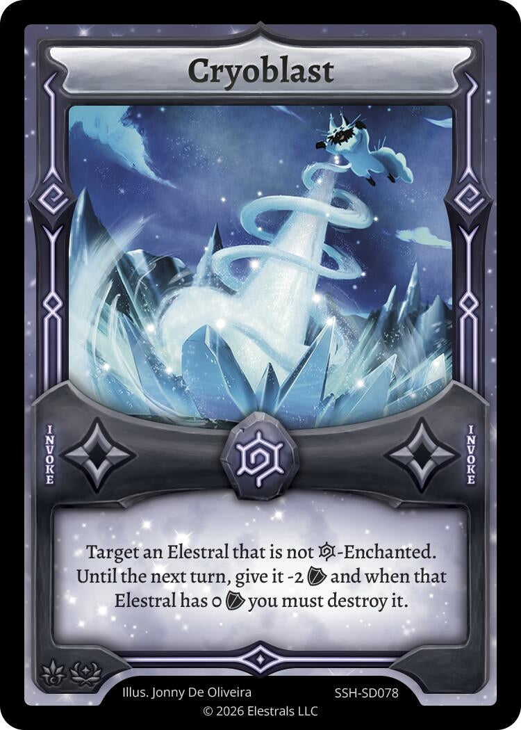 Image for Cryoblast (SSH-SD078) (SSHSD) - Elestrals