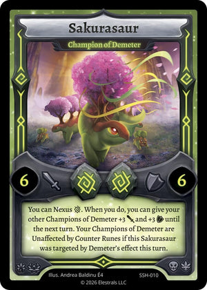 Sakurasaur - Champion of Demeter (SSH-010) (SSHSD)