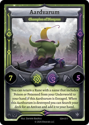 Aardvarum - Champion of Dionysus (SSH-017) (SSHSD)