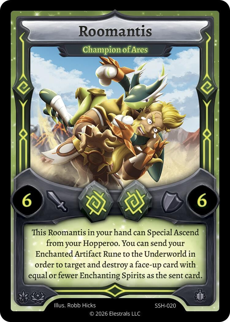 Image for Roomantis - Champion of Ares (SSH-020) (SSHSD) - Elestrals