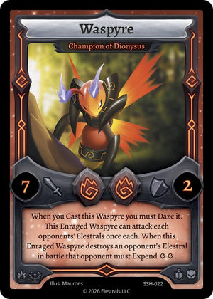 Waspyre - Champion of Dionysus (SSH-022) (SSHSD)