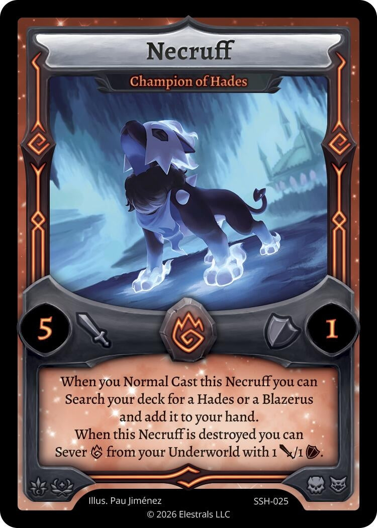 Image for Necruff - Champion of Hades (SSH-025) (SSHSD) - Elestrals