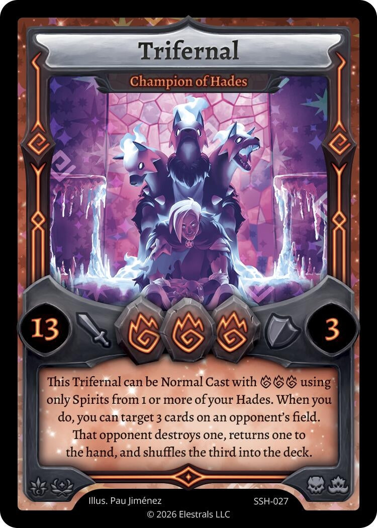 Image for Trifernal - Champion of Hades (SSH-027) (SSHSD) - Elestrals