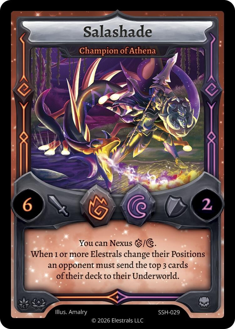 Image for Salashade - Champion of Athena (SSH-029) (SSHSD) - Elestrals