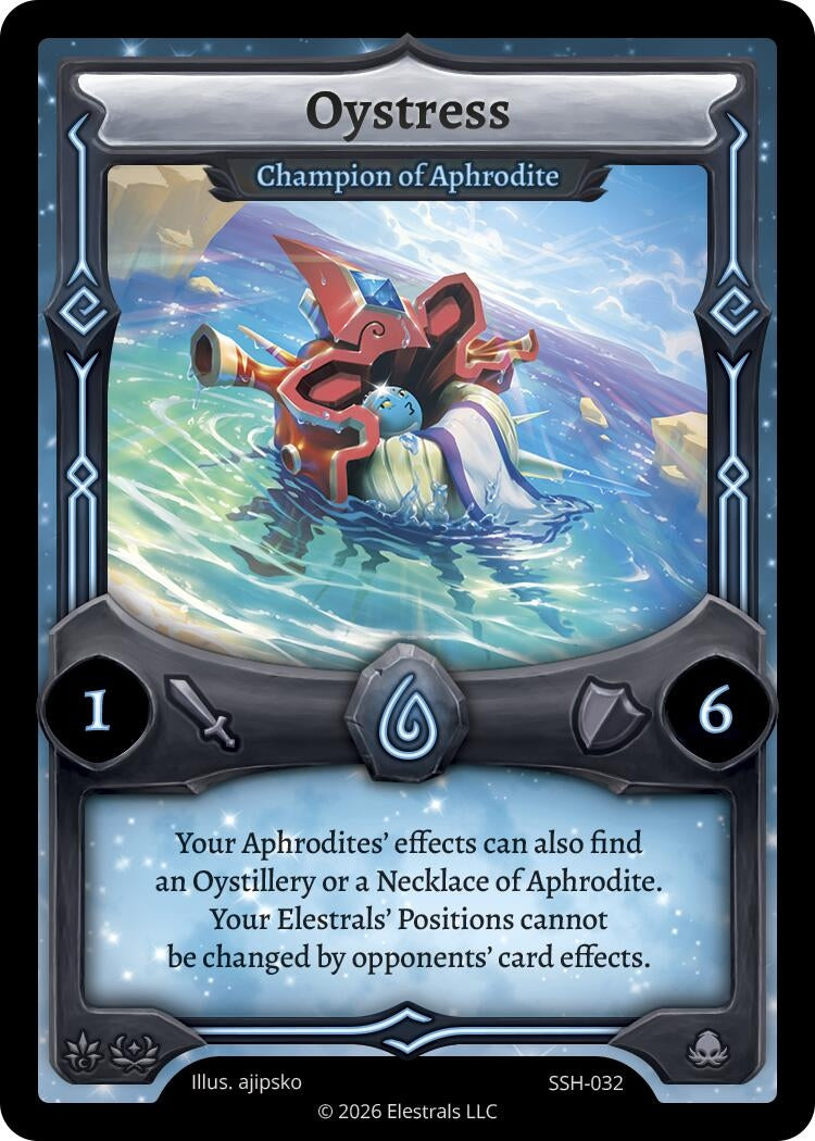 Image for Oystress - Champion of Aphrodite (SSH-032) (SSHSD) - Elestrals