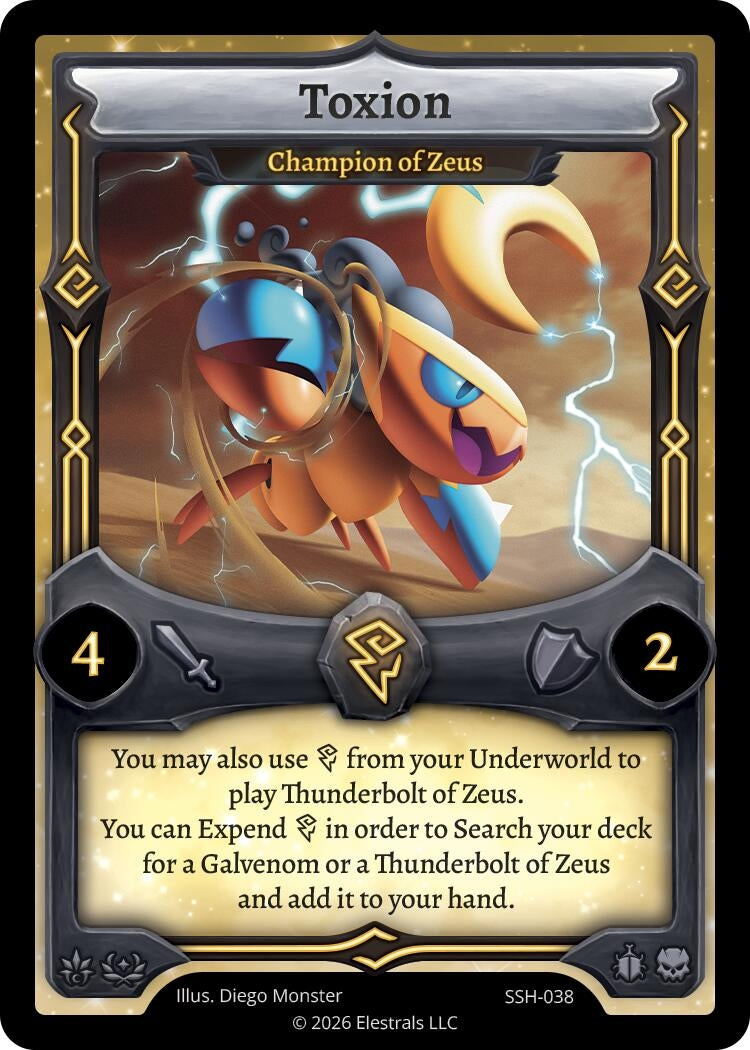 Image for Toxion - Champion of Zeus (SSH-038) (SSHSD) - Elestrals