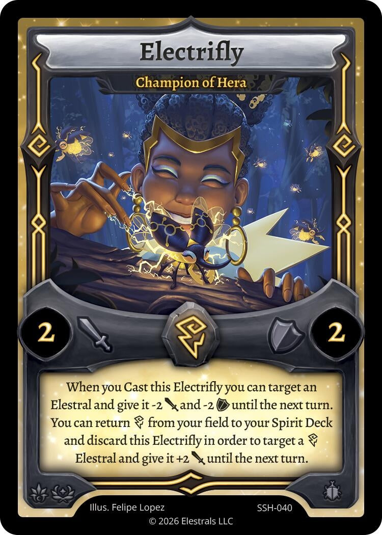 Image for Electrifly - Champion of Hera (SSH-040) (SSHSD) - Elestrals