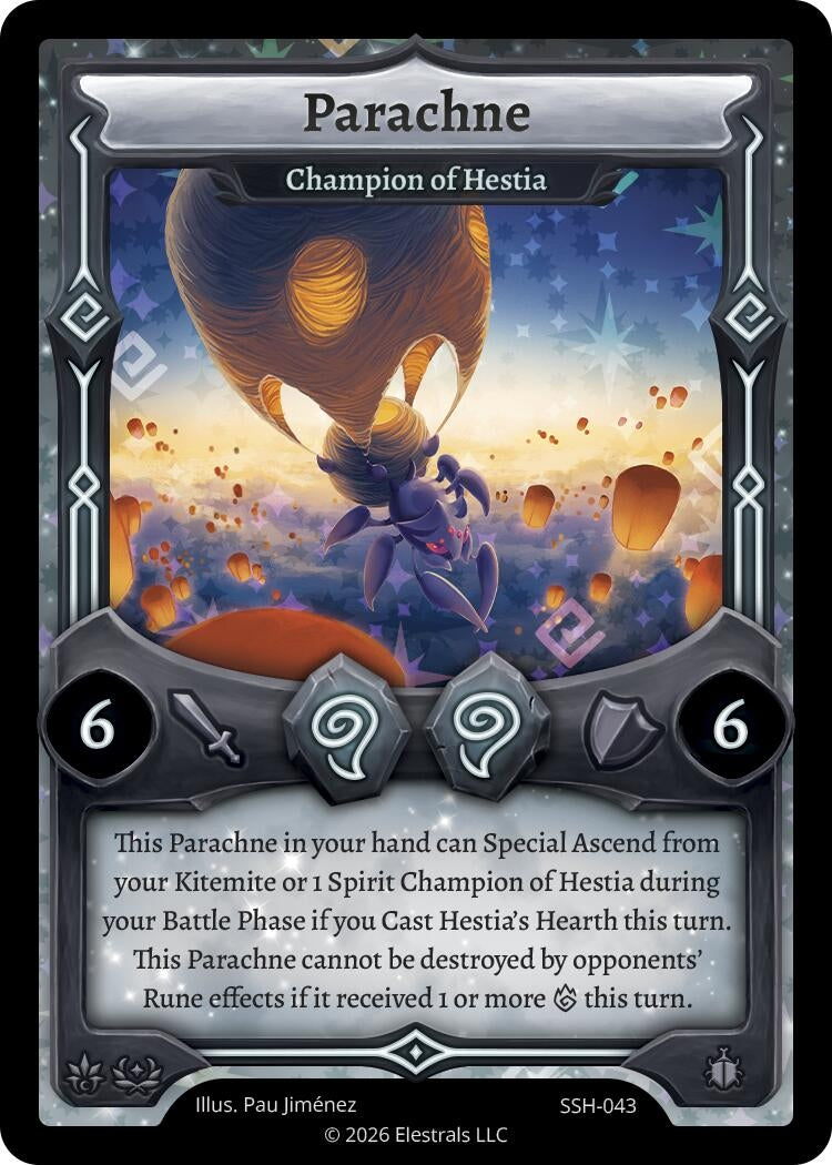 Image for Parachne - Champion of Hestia (SSH-043) (SSHSD) - Elestrals