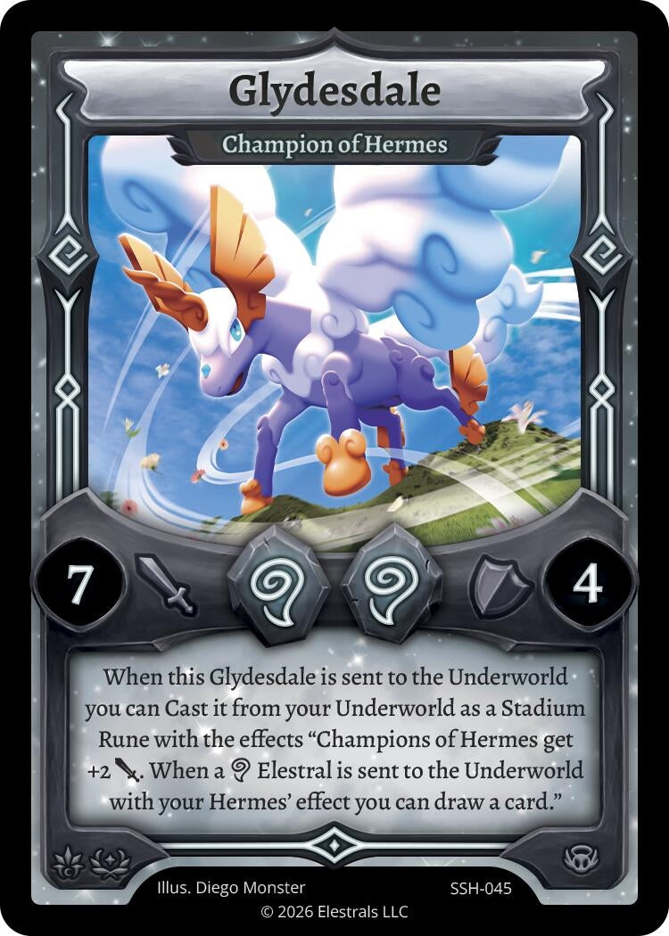 Image for Glydesdale - Champion of Hermes (SSH-045) (SSHSD) - Elestrals