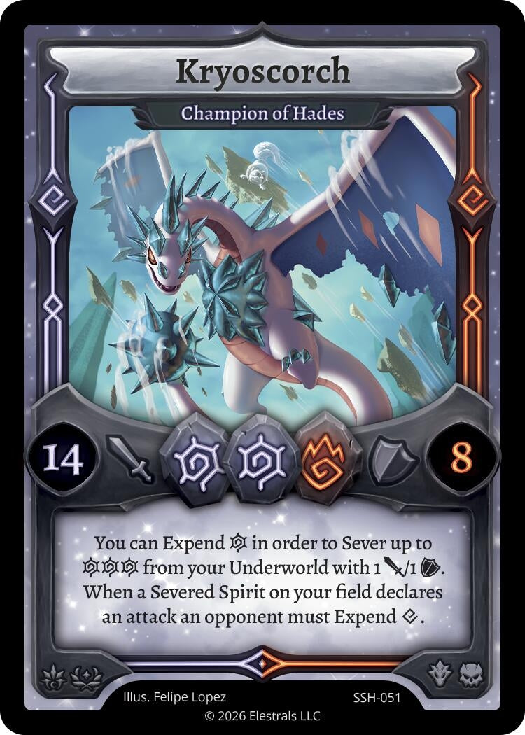 Image for Kryoscorch - Champion of Hades (SSH-051) (SSHSD) - Elestrals