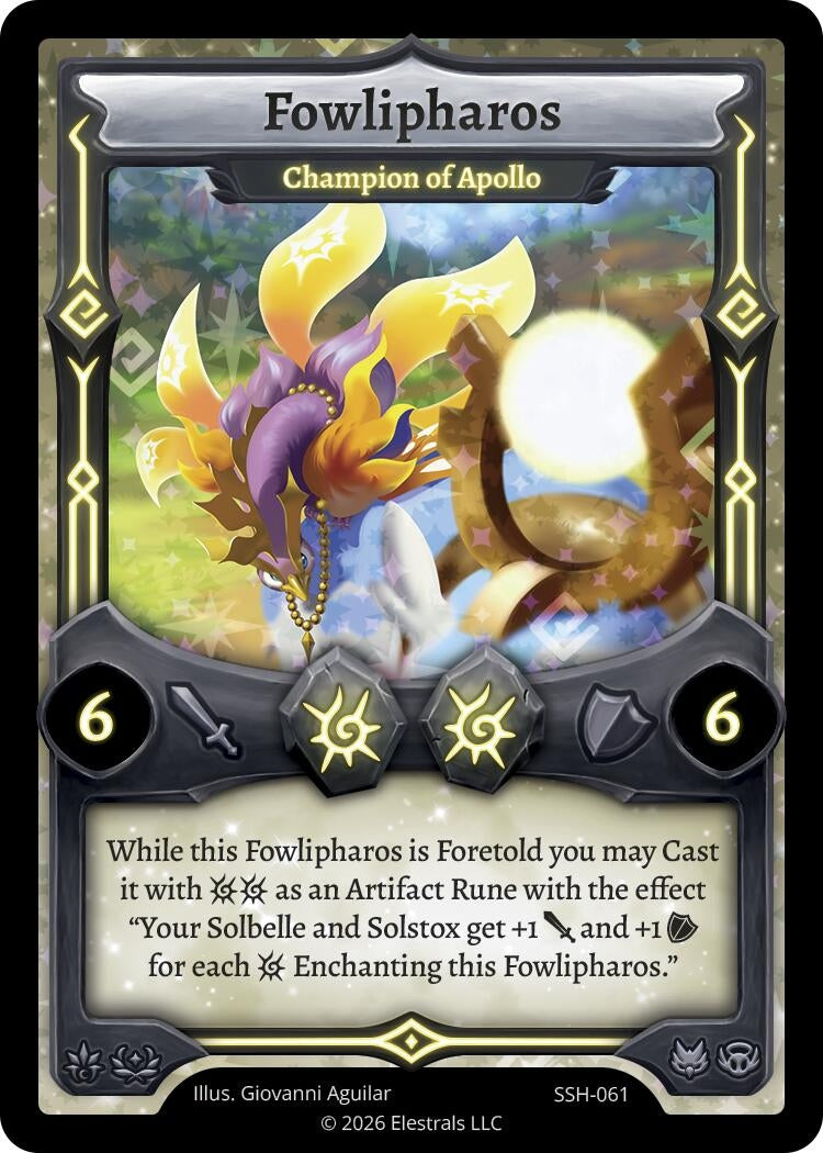 Image for Fowlipharos - Champion of Apollo (SSH-061) (SSHSD) - Elestrals