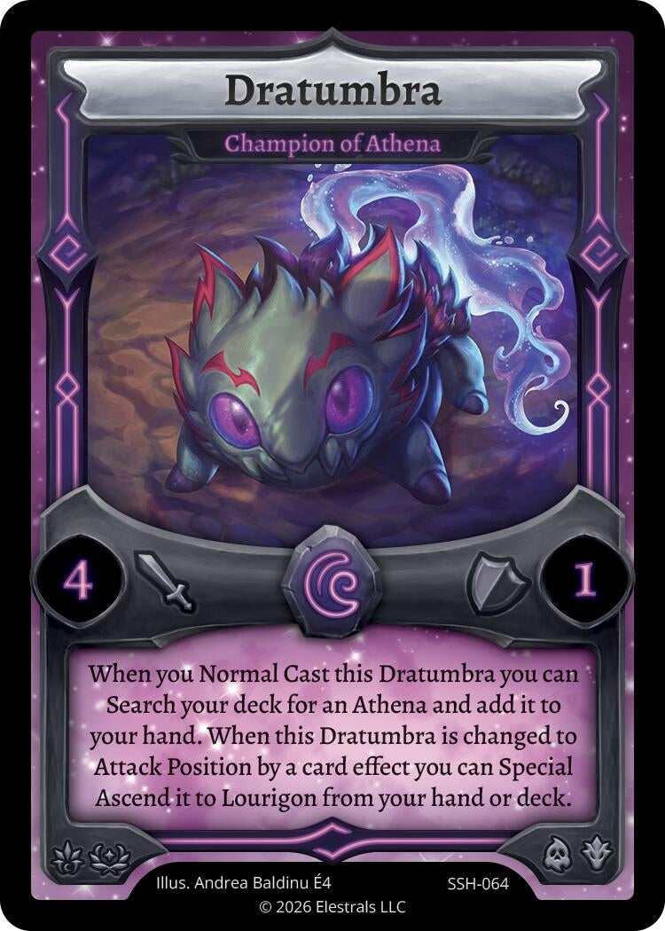 Image for Dratumbra - Champion of Athena (SSH-064) (SSHSD) - Elestrals