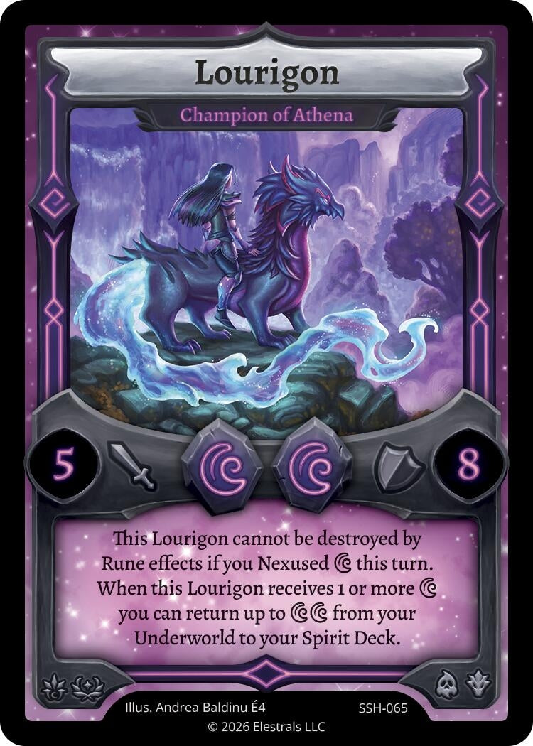 Image for Lourigon - Champion of Athena (SSH-065) (SSHSD) - Elestrals