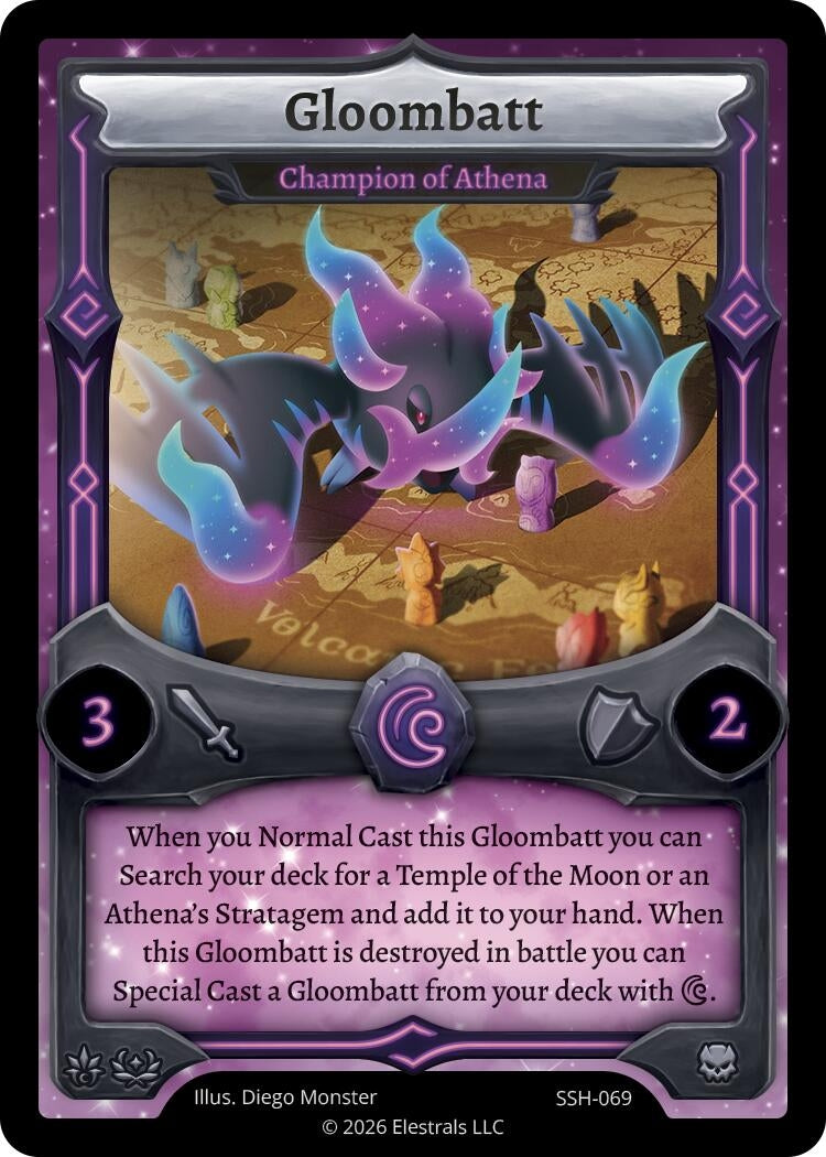 Image for Gloombatt - Champion of Athena (SSH-069) (SSHSD) - Elestrals