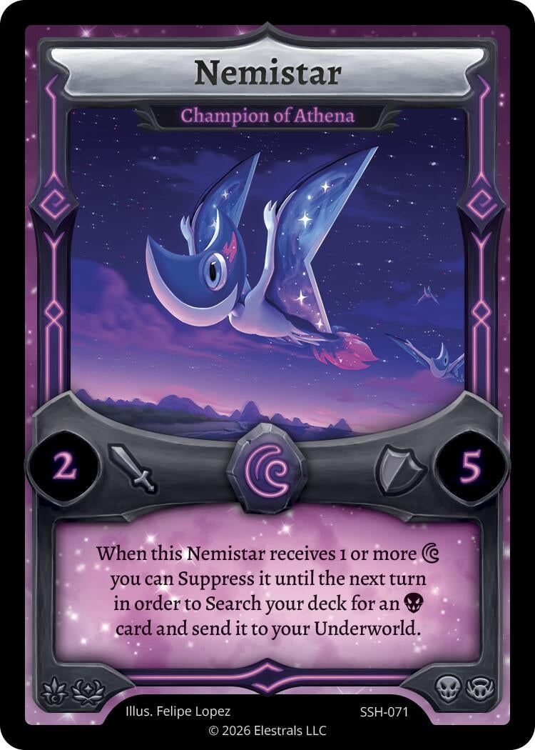 Image for Nemistar - Champion of Athena (SSH-071) (SSHSD) - Elestrals