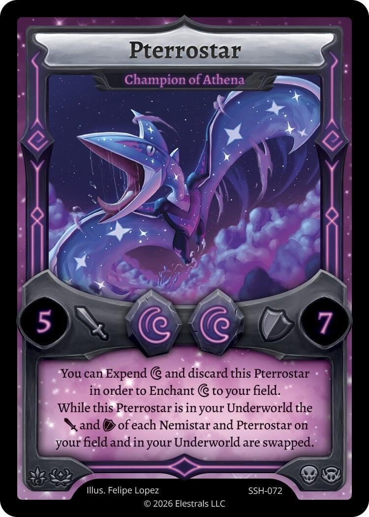 Image for Pterrostar - Champion of Athena (SSH-072) (SSHSD) - Elestrals
