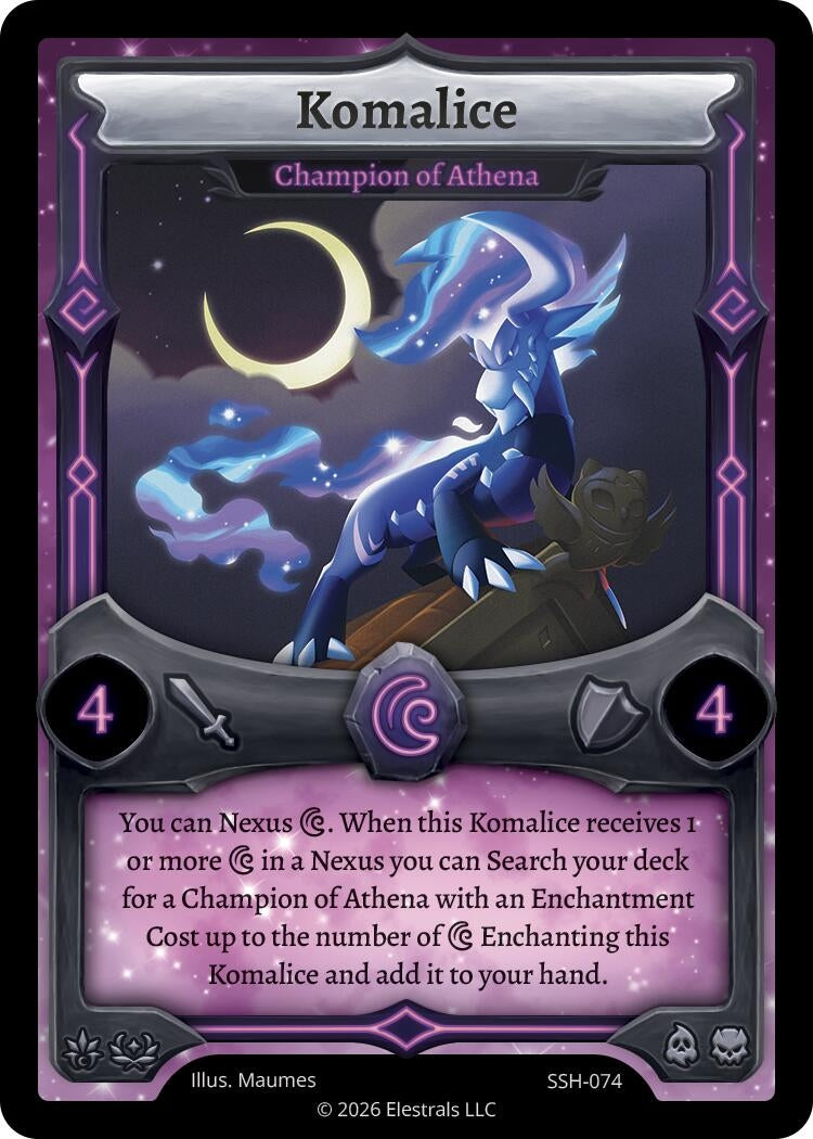 Image for Komalice - Champion of Athena (SSH-074) (SSHSD) - Elestrals