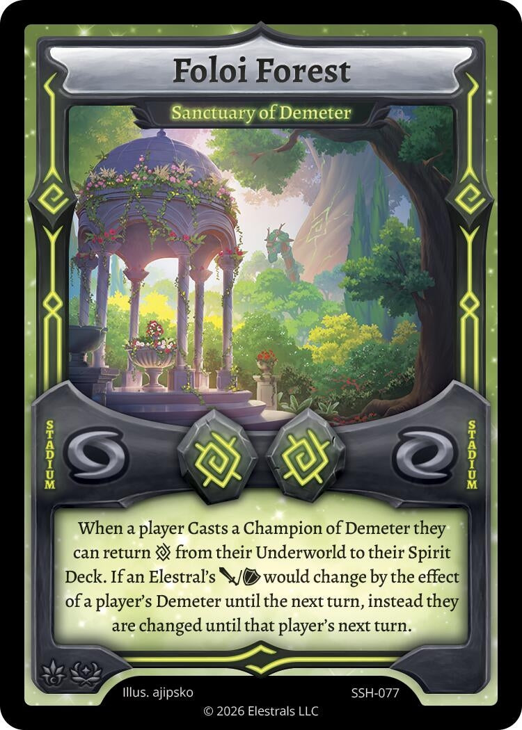 Image for Foloi Forest - Sanctuary of Demeter (SSH-077) (SSHSD) - Elestrals
