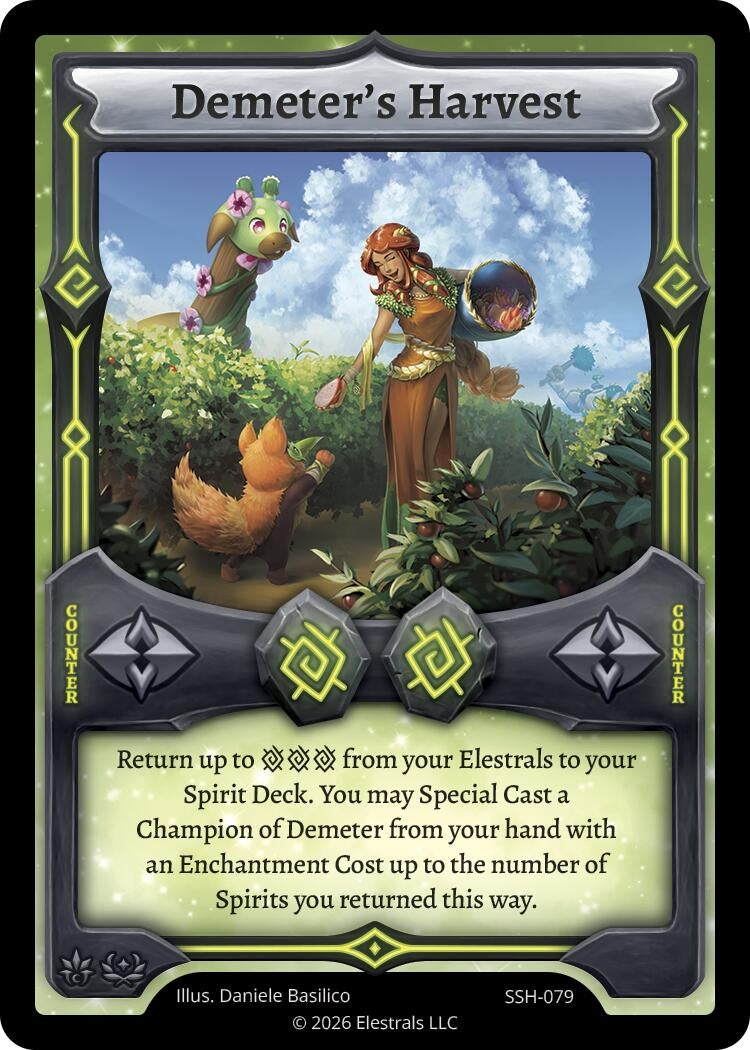 Image for Demeter's Harvest (SSH-079) (SSHSD) - Elestrals