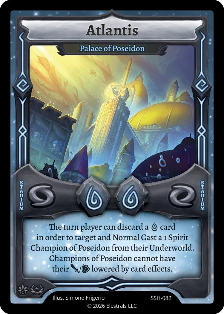 Image for Atlantis - Palace of Poseidon (SSH-082) (SSHSD) - Elestrals