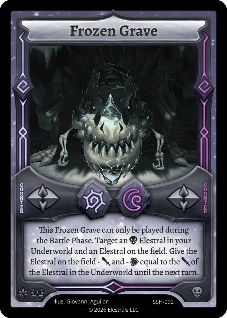 Image for Frozen Grave (SSH-092) (SSHSD) - Elestrals
