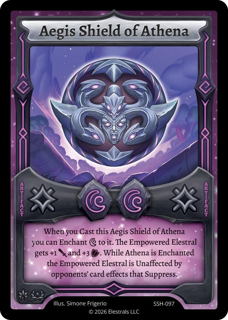 Image for Aegis Shield of Athena (SSH-097) (SSHSD) - Elestrals