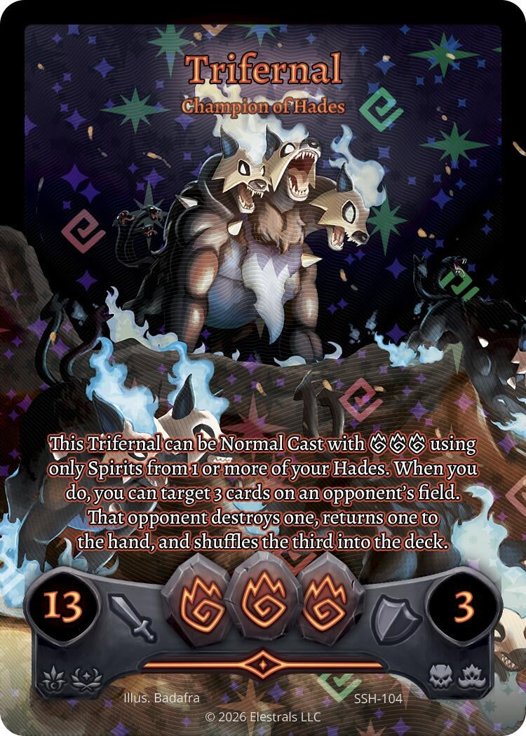Image for Trifernal - Champion of Hades (Full Art) (SSH-104) (SSHSD) - Elestrals