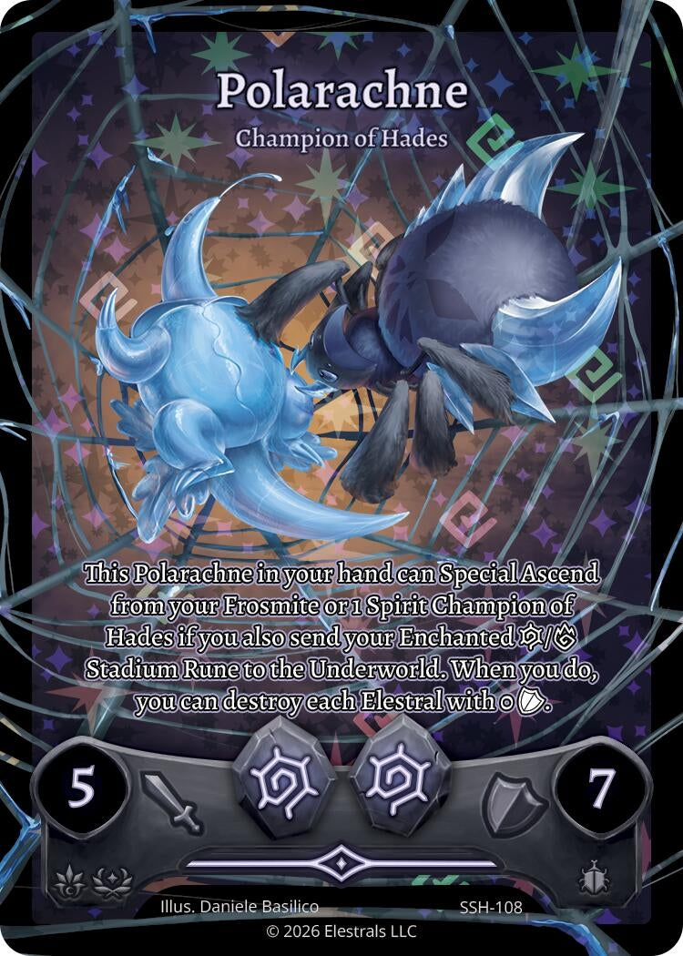 Image for Polarachne - Champion of Hades (Full Art) (SSH-108) (SSHSD) - Elestrals
