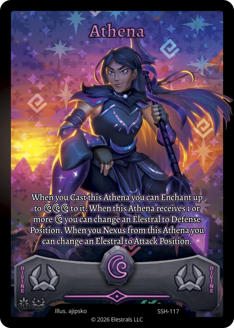Image for Athena (Full Art) (SSH-117) (SSHSD) - Elestrals