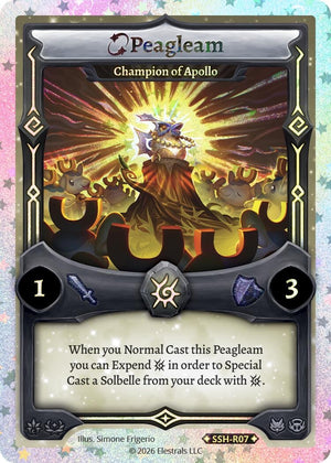 Peagleam - Champion of Apollo (Stellar) (SSH-R07) (SSHSD)
