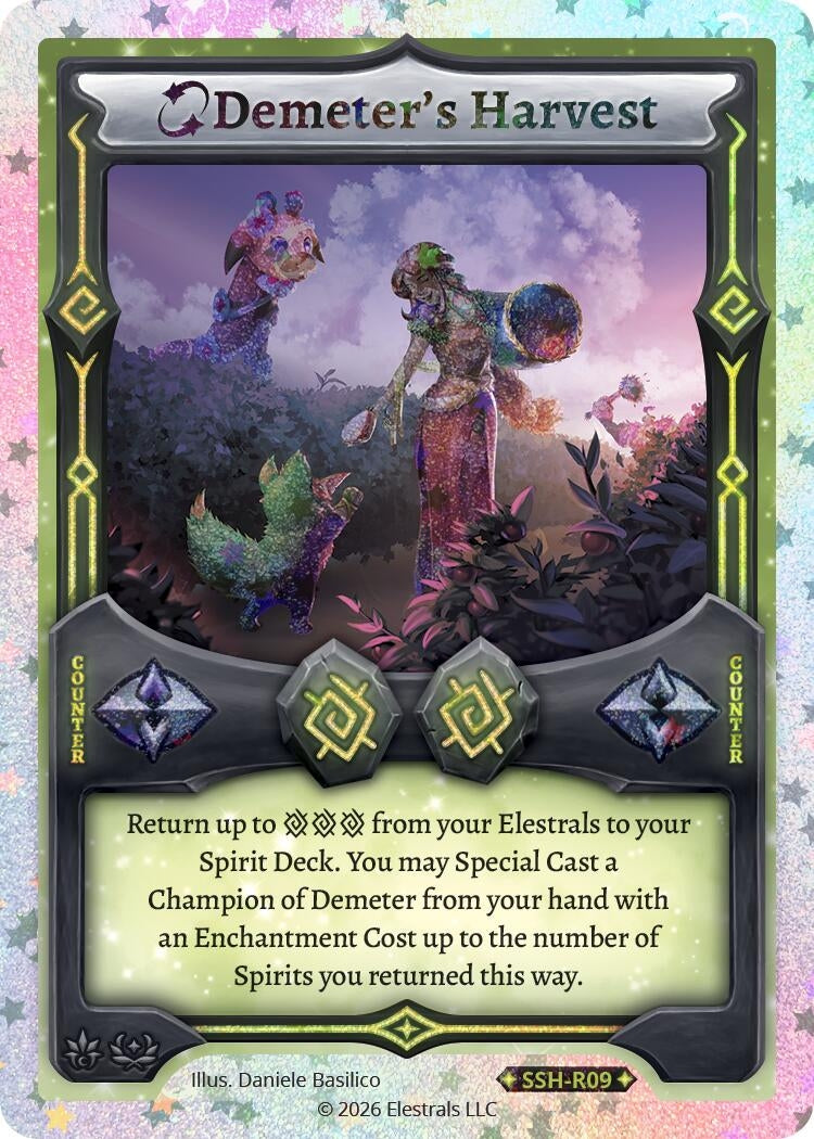 Image for Demeter's Harvest (Stellar) (SSH-R09) (SSHSD) - Elestrals