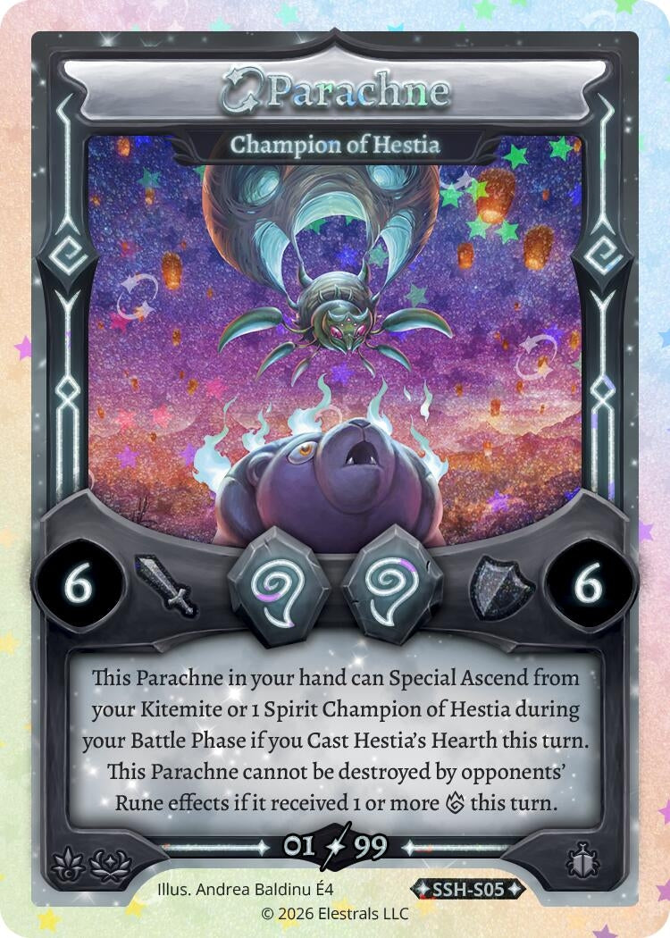 Image for Parachne - Champion of Hestia (Serialized) (SSH-S05) (SSHSD) - Elestrals