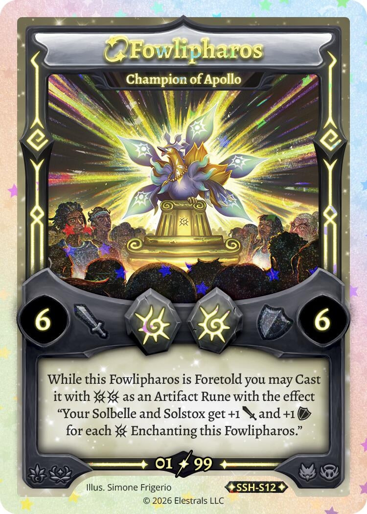 Image for Fowlipharos - Champion of Apollo (Serialized) (SSH-S12) (SSHSD) - Elestrals