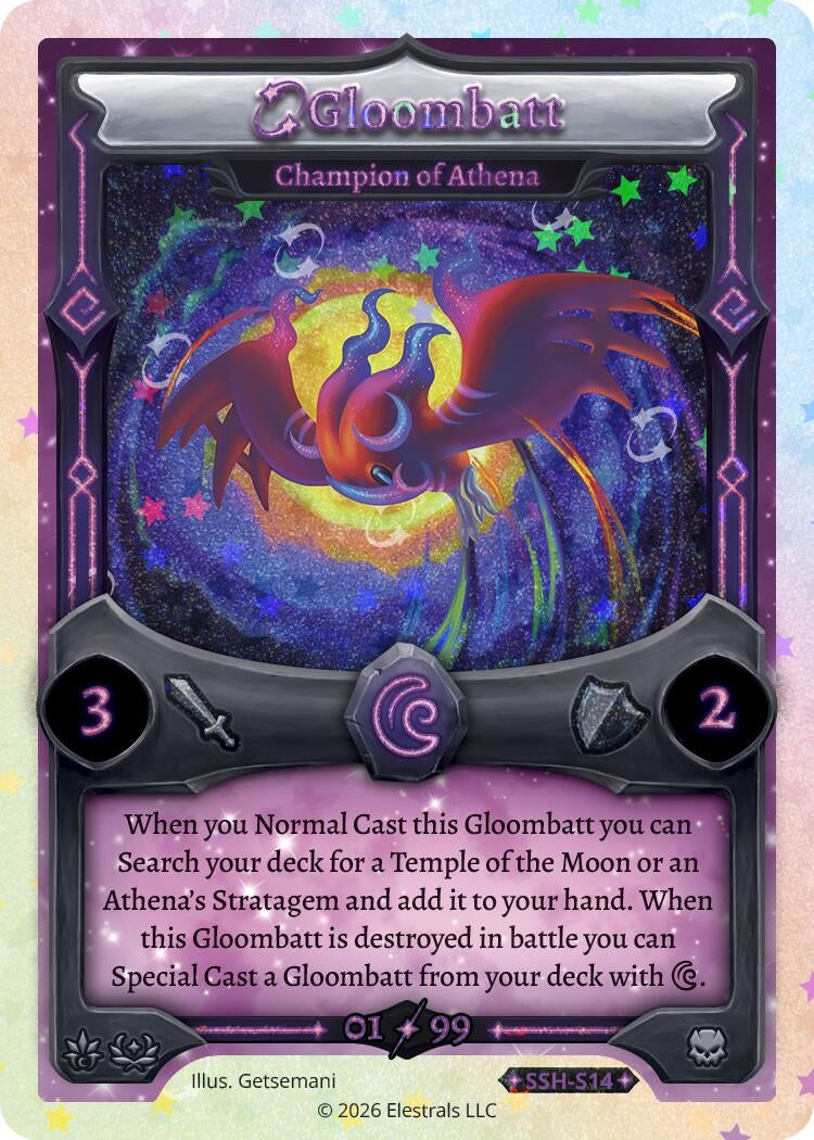 Image for Gloombatt - Champion of Athena (Serialized) (SSH-S14) (SSHSD) - Elestrals