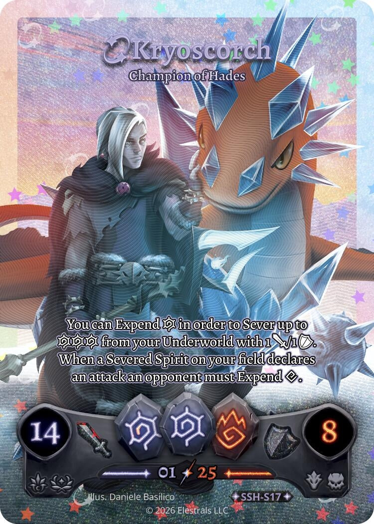 Image for Kryoscorch - Champion of Hades (Serialized) (SSH-S17) (SSHSD) - Elestrals