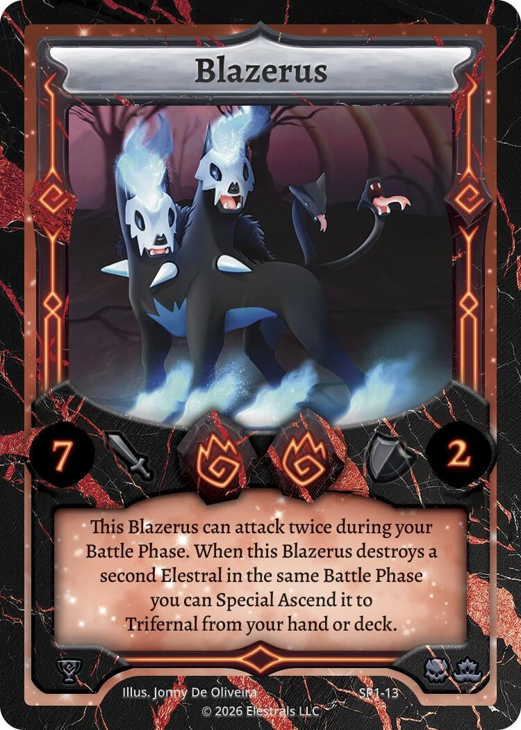 Image for Blazerus (SP1-13) (SP1) - Elestrals