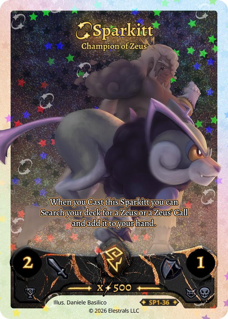 Image for Sparkitt - Champion of Zeus (SP1-36) (SP1) - Elestrals
