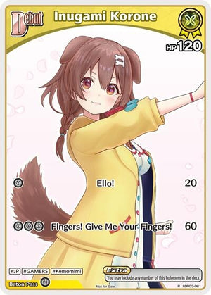 Inugami Korone (P) (hBP03-061) (hBP03-061) (hOCGP)