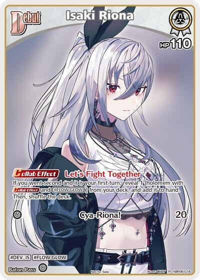 Image for Isaki Riona (P) (hBP06-016) (hBP06-016) (hOCGP) - Hololive