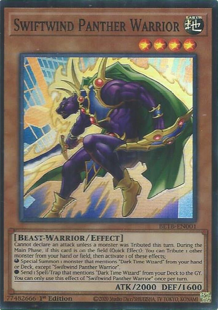Image for Swiftwind Panther Warrior (BETB-EN001) (BETB) - YuGiOh