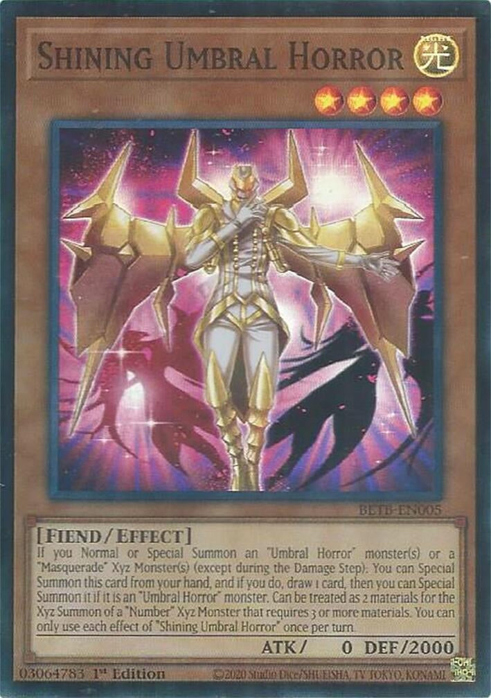Image for Shining Umbral Horror (BETB-EN005) (BETB) - YuGiOh
