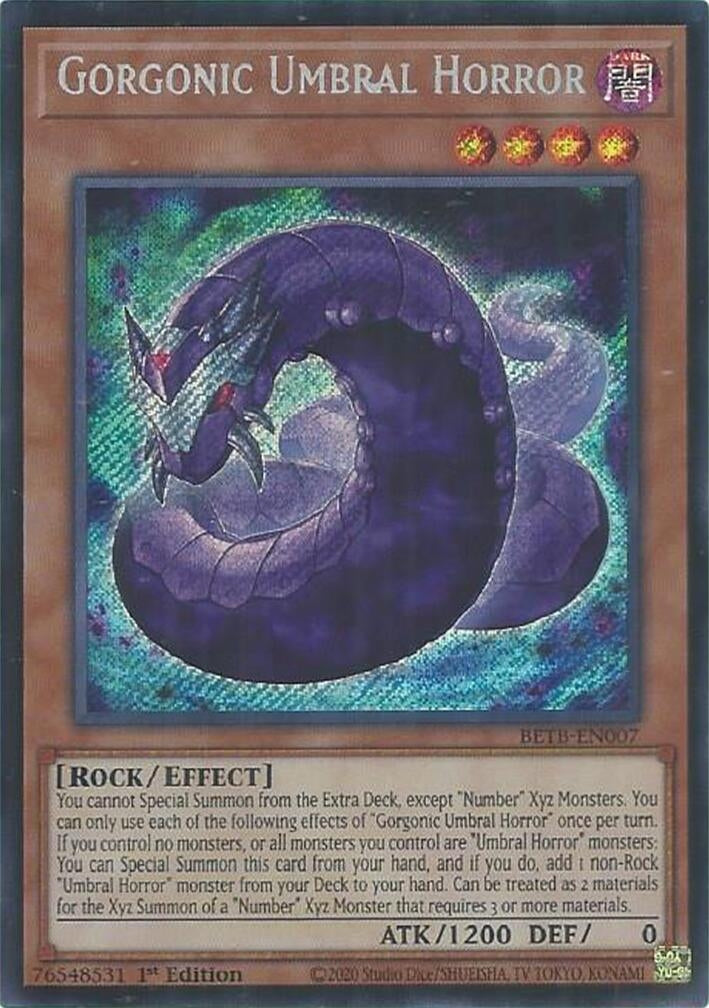 Image for Gorgonic Umbral Horror (BETB-EN007) (BETB) - YuGiOh