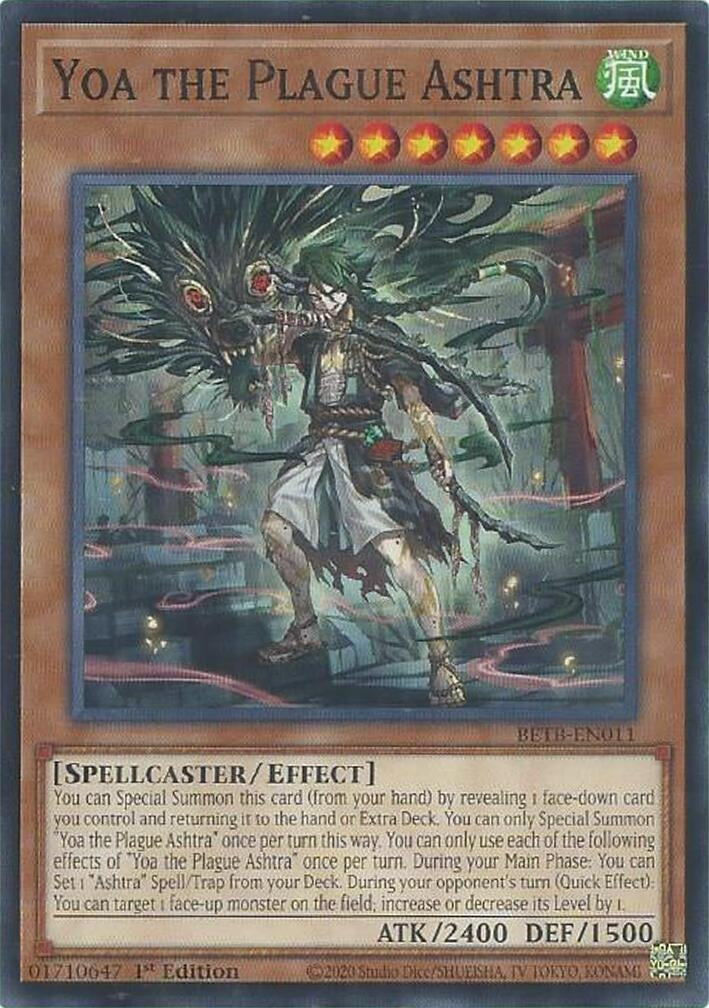 Image for Yoa the Plague Ashtra (BETB-EN011) (BETB) - YuGiOh